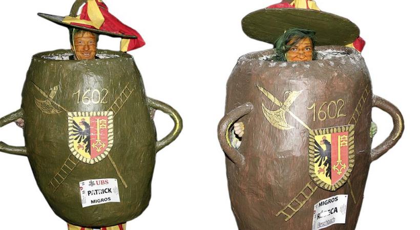 Coureurs  de la marmite. COURSE DE L’ESCALADE 