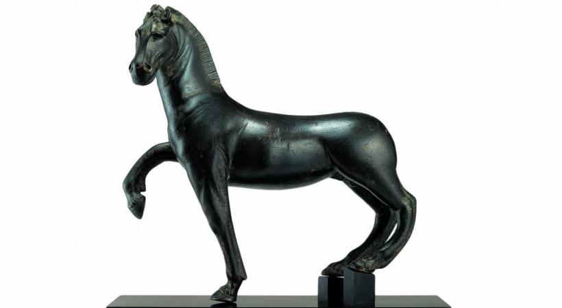 Bronze datant de la première moitié du VIe siècle. COLLECTION GEORGE ORTIZ, SUISSE 