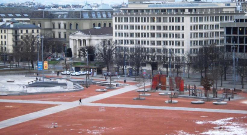 L’espacement des arbres permettra de mieux garer les camionettes des marchands. BD 