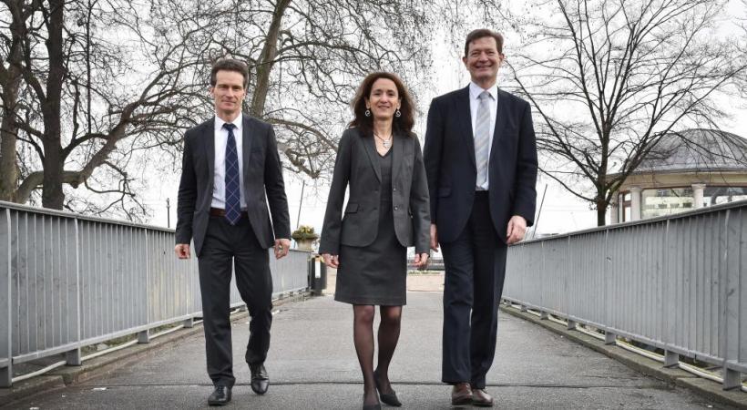 Stanislas Zuin, magistrat titulaire, Isabelle Terrier, présidente, et François Paychère, magistrat titulaire. PASCAL BITZ 