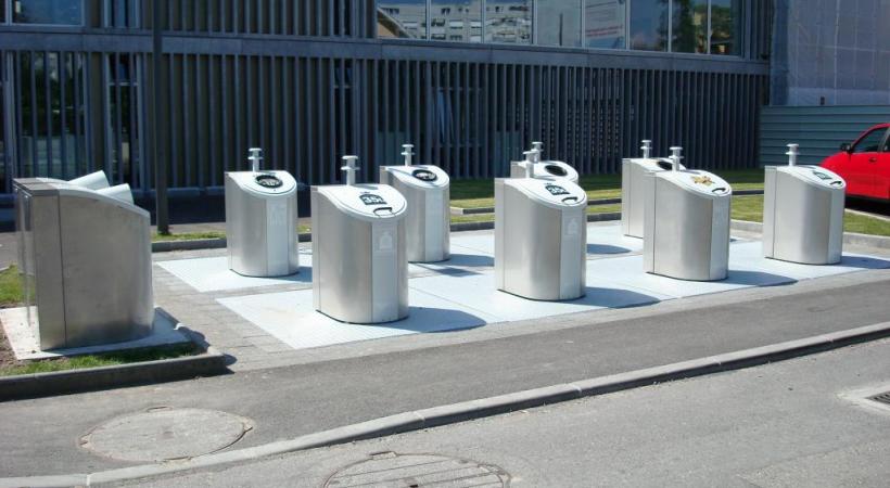 Dans la commune de Thônex, les «écopoints» seront bientôt surveillés de près. DR 