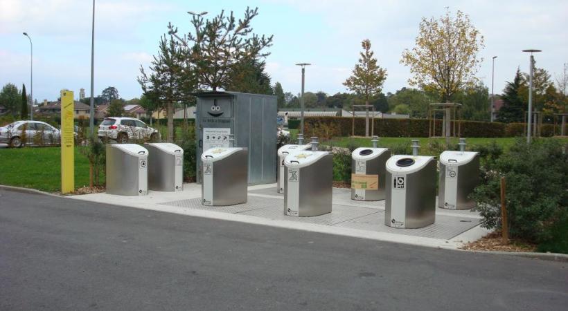 Dans la commune de Thônex, les «écopoints» seront bientôt surveillés de près. DR 