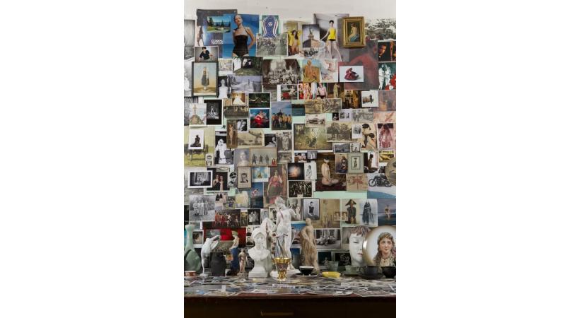 Un univers fait de juxtapositions, de collages et de… céramiques. DR 