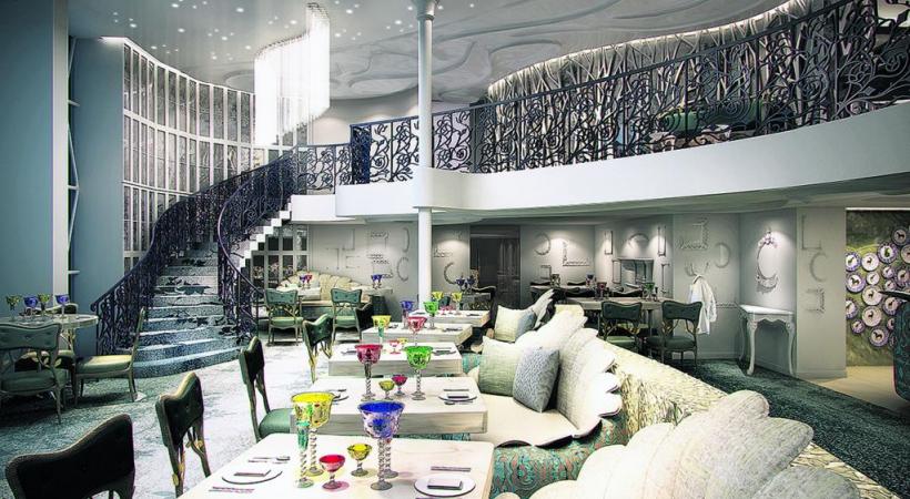 L’un des restaurants, le Wanderland, qui propose de la cuisine moléculaire. RCI 