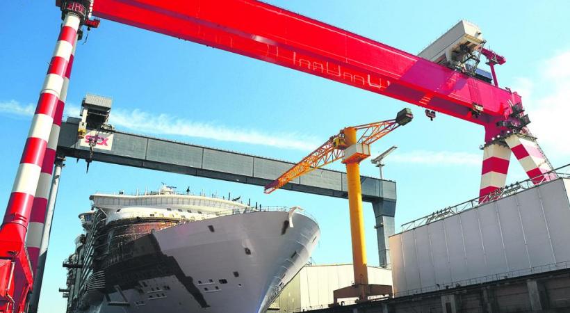 Le plus grand paquebot du monde effectuera ses premières croisières publiques à partir du mois de mai. A. KLOSE/SNTP