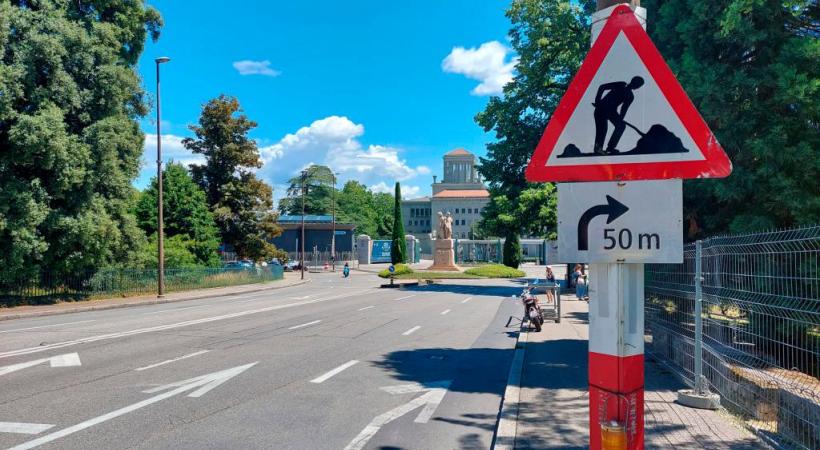 Les travaux à l’avenue de la Paix ont débuté. TR