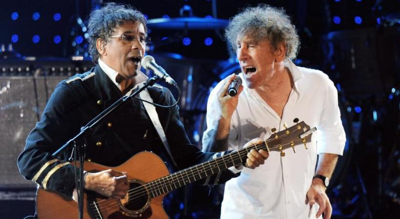 Les inséparables Laurent Voulzy et Alain Souchon seront sur la scène du Paleo. DR 