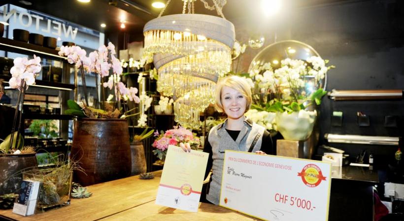 Les lauréats 2015: ci-dessus le prix de la plus belle vitrine; ci-dessous (à gauche), le prix du meilleur accueil; en médaillon, le prix coup de cœur. DR 