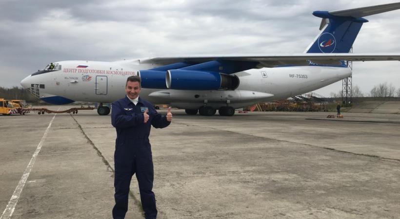 «Il y a des personnes qui voyagent en première classe pour aller à New York, cela coûte 7000 francs. Moi, mon truc, c’est l’espace!» Boris Otter. YURI GLAZKOV 