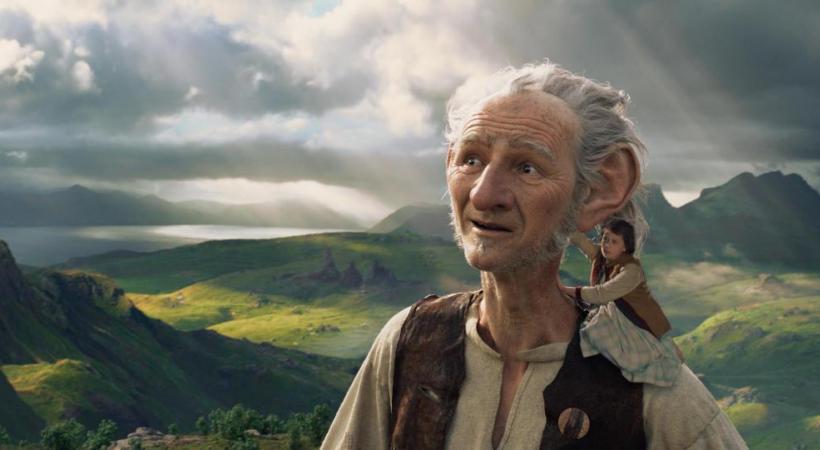 Une grande amitié unit BGG et la petite Sophie. DR 