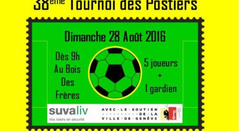 Affiche du 38e tournoi des postiers. DR