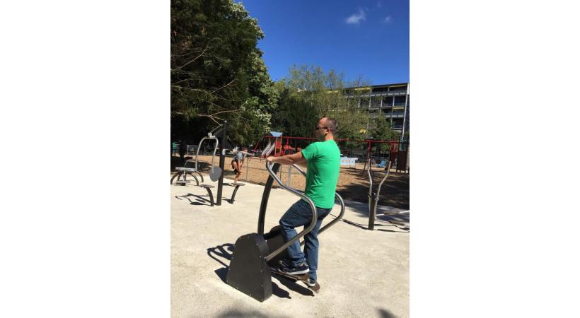 Les équipements proxisport ont été inaugurés mardi 6 septembre dans le parc des Acacias. AMM 