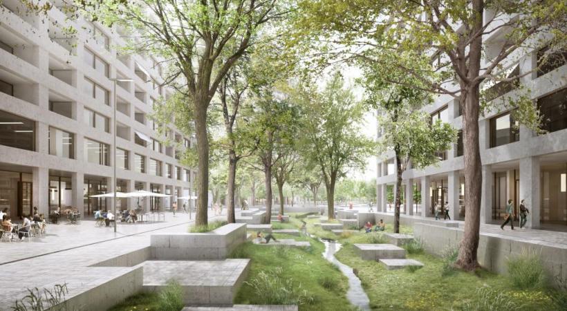 1. Le parc public du PAV (Praille-Acacias-Vernets). 2. La promenade des Grands-Esserts, Veyrier. 3. Les Communaux d’Ambilly, Thônex. 4. Promenade des Crêtes, Lancy. DUPRAZ ET BYRNE THOMAS SPONTI @AR-TER BUREAU PROAP