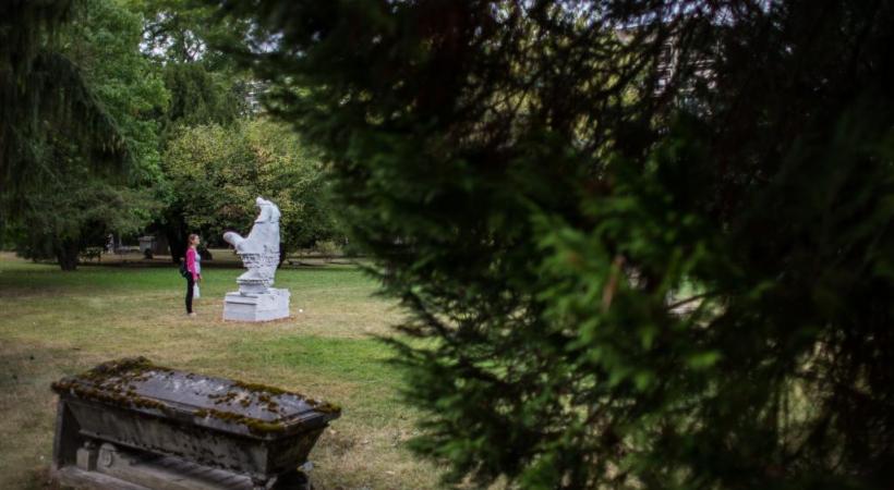 Une exposition à parcourir dans le somptueux parc du cimetière des Rois. DR DR