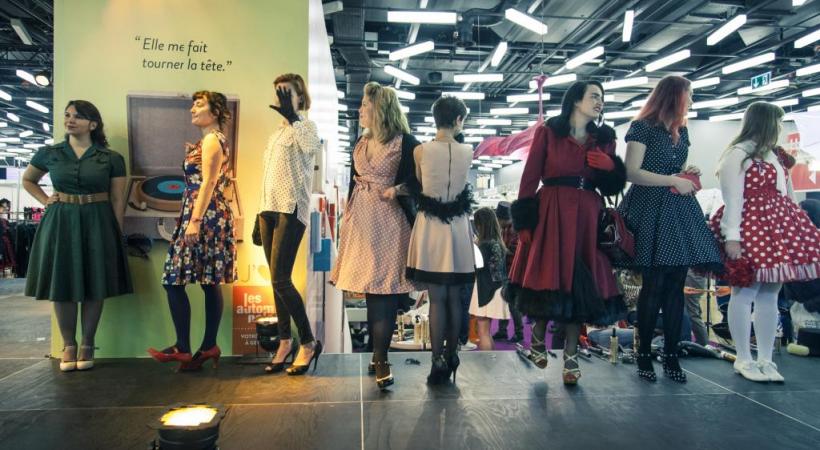 «Les jours vintage», un salon pour chiner. AURELIEN BERGOT/DR L’association Amici della Vespa et ses anciens modèles de deux-roues mythiques. AURELIEN BERGOT/DR Plongée dans l’univers des vieux magazines. AURELIEN BERGOT/DR Ne manquez pas le défilé Street People, dimanche 13 novembre. AURELIEN BERGOT/DR Une partie de flipper? AURELIEN BERGOT/DR 