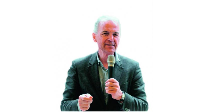 Rémy Pagani monte aux barricades. STéPHANE CHOLLET 