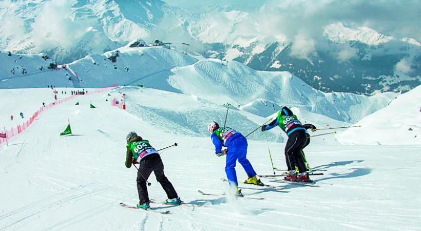 Du ski hors-piste, certes, mais en toute sécurité.  