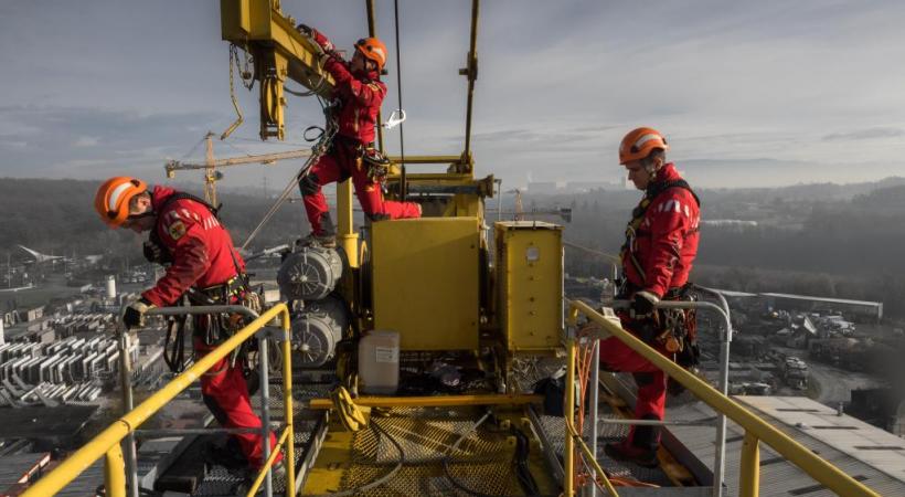 Les missions des pompiers du GRIMP du Service d’incendie et de secours se développent  de plus en plus en milieu urbain. SIS-GRIMP/RéGIS PYTHON 