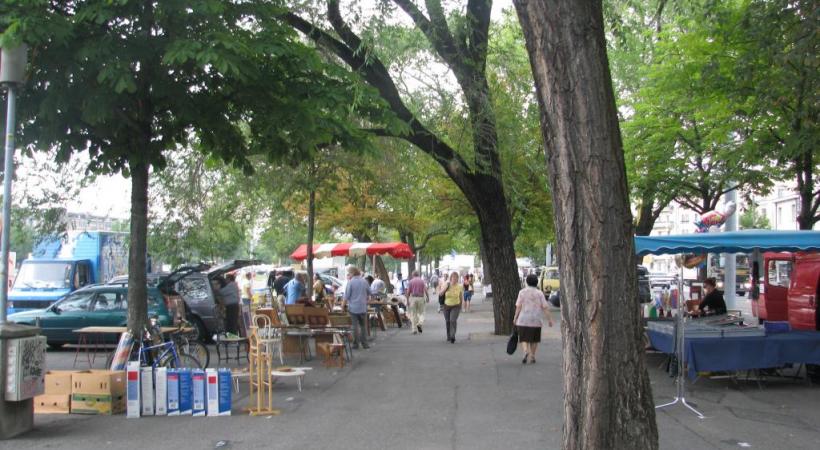 L’allée périphérique, côté Henri-Dunant, sera en chantier jusqu’à la fin de l’année. DR 