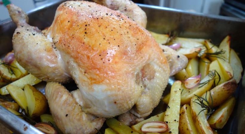 Poulet parfaitement rôti