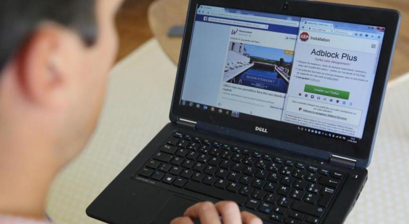 De nombreux internautes ont recours à des logiciels qui masquent les pubs. DR 