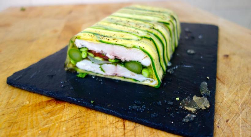 Terrine de féra aux légumes. dr