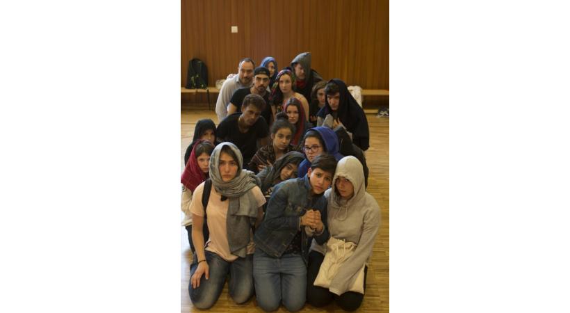 Six jeunes réfugiés ont rejoint la troupe.  ALEXIS SCHWARZ 