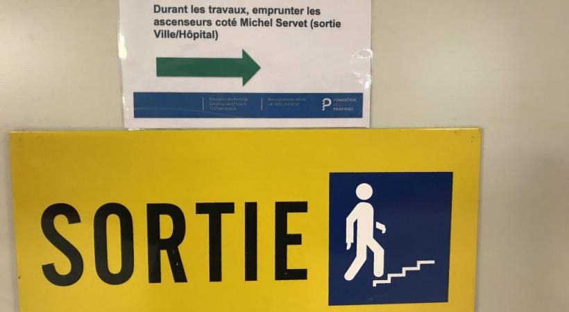 Pour la Fondation des parkings, une claire signalétique a été installée à chaque étage. F. HALLER 