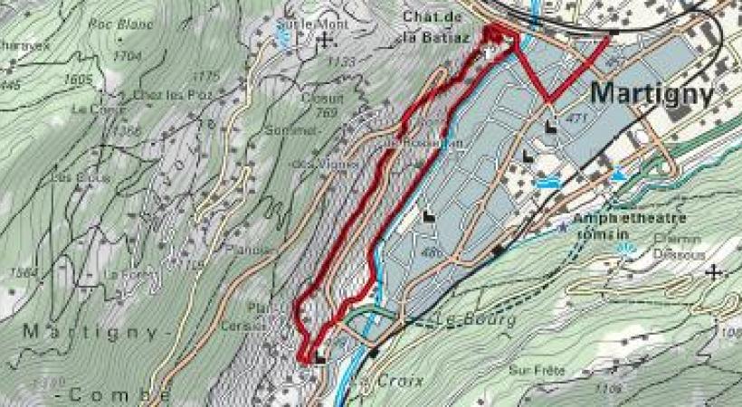 CARTE KüMMERLY+FREY : 22 GRAND-ST-BERNARD / WWW.SWISSTRAVELCENTER.CH 
