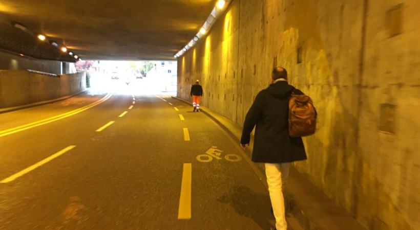 En ville de Genève, 45% des déplacements se font à pied. THIBAULT SCHNEEBERGER7DR 