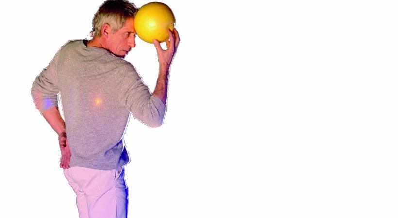 Jacques Gamblin dans «Je parle à un homme qui ne tient pas en place».  YANNICK PERRIN/DR 