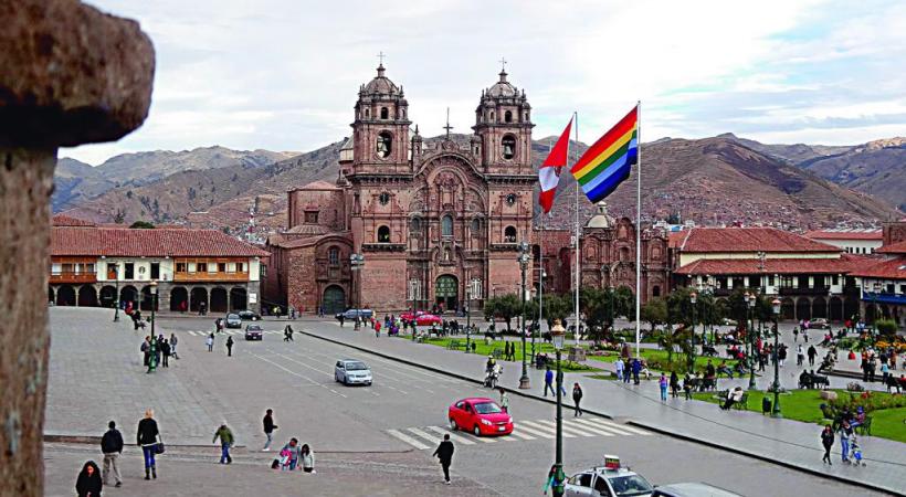 Le charme hispanique de Cuzco. 