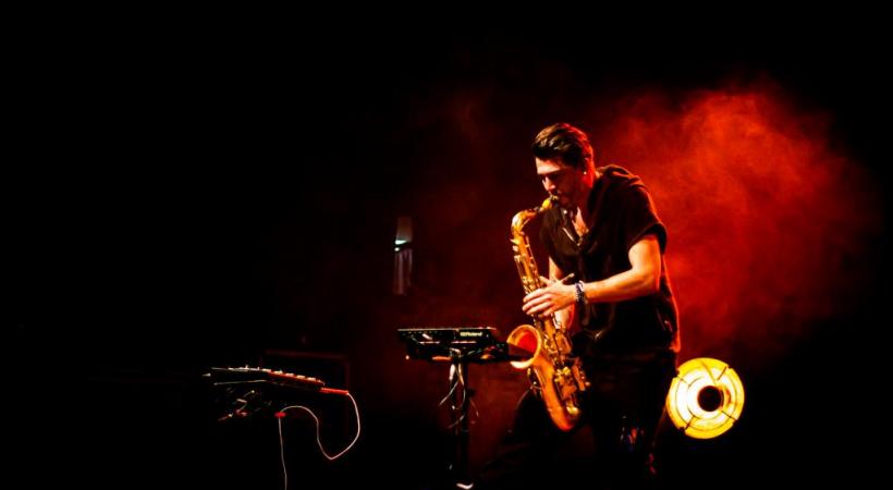 Guillaume Perret, virtuose du saxo. DR