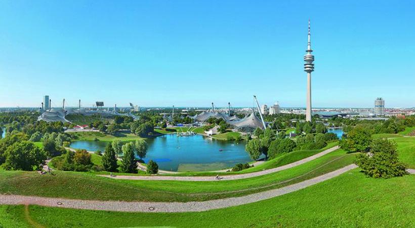 Le Olympiapark, un complexe de 3 km2 entièrement aménagé pour les loisirs. TOMMY LOESCH VITTORIO SCIOSIA 