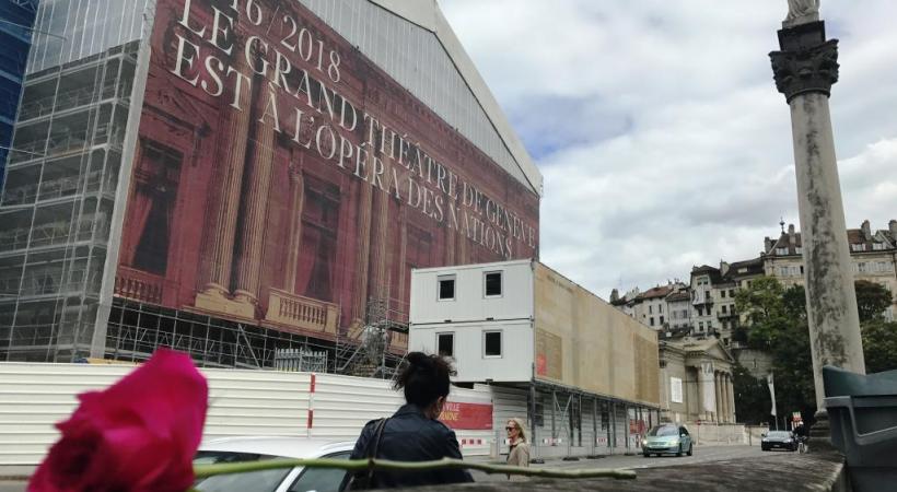 La subvention allouée au Grand Théâtre, actuellement en rénovation, est d’environ  50 millions de francs. FRANCIS HALLER 