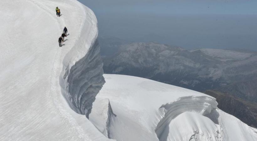 La Suisse compte 140 glaciers. P. TOURNAIRE 