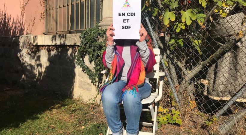 La situation de Nathalie, 56 ans, est encore plus préoccupante avec l’arrivée de l’hiver. DR 