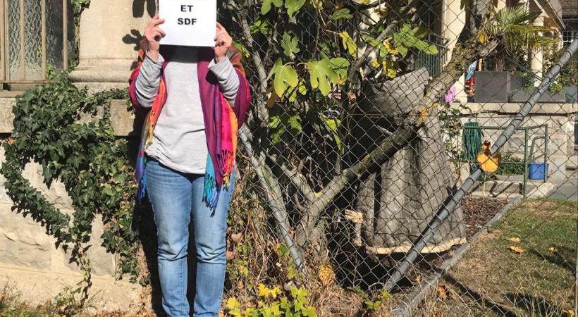 La situation de Nathalie, 56 ans, est encore plus préoccupante avec l’arrivée de l’hiver. DR 