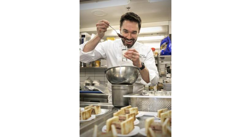 Gregory Schaad-Jackson, cuisinier d’«Al Dente», émission du samedi sur la RTS. DR 