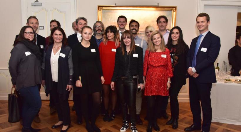 Les lauréats de l’édition 2017 entourent le magistrat Pierre Maudet. DAVID ROSEMBAUM-KATZMAN 