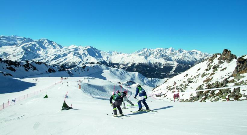 TéLéVERBIER A l’occasion du «High Five by Carlsberg», les stars du cirque blanc côtoient les amateurs dans une ambiance décontractée. MARK SHAPIRO 