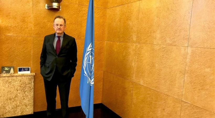 Michael Moeller: «Le Palais des Nations et les agences alentour sont la maison du peuple.»  FRANCIS HALLER 