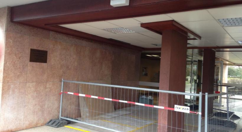 Les travaux, qui engendrent bruit et poussière, sont censés durer sept semaines. FRANCIS HALLER 