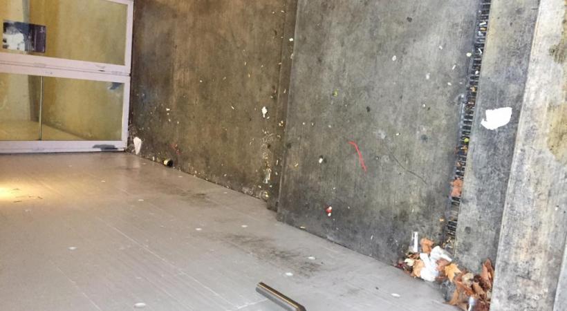 L’Etat va installer un portail pour fermer l’accès à l’escalier aux non-utilisateurs des locaux. DR 