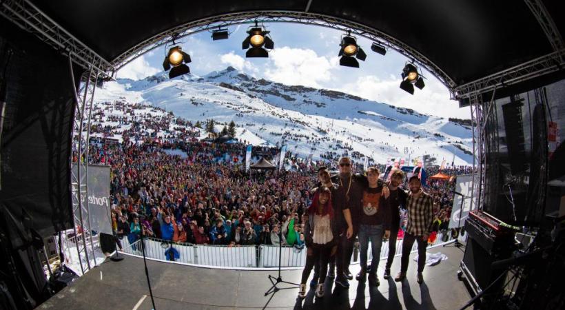 Du soleil, de la neige et du bon son: un mélange explosif qui attire la foule chaque année. PORTES DU SOLEIL/MATTHIEU VITRé 