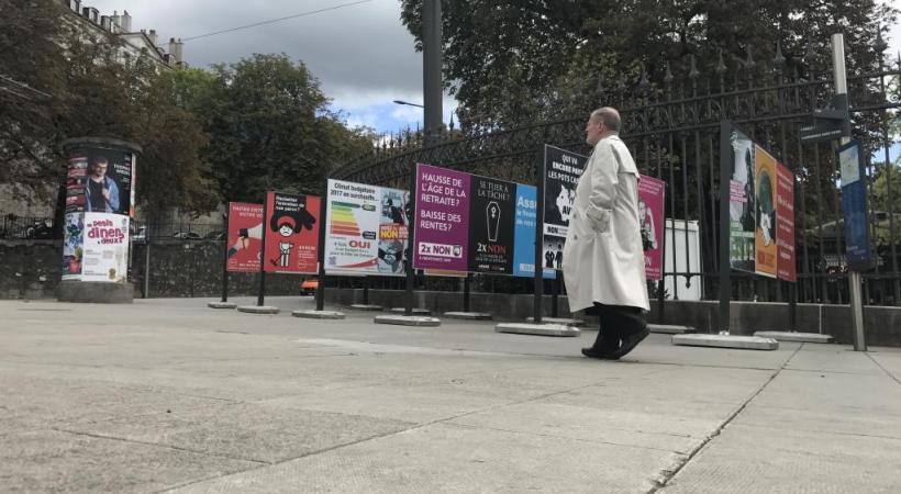 Les affiches des nouvelles listes vont bientôt garnir les panneaux électoraux. F. HALLER 