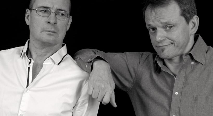 Complices de toujours, Michel Tirabosco et Stéphane Mayer vont nous faire rire. KATHELIJNE REIJSE SAILLET 