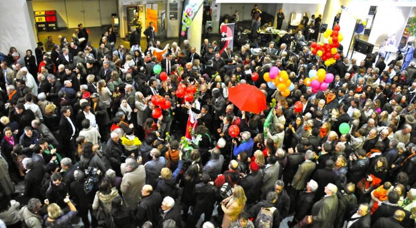 Soirée de résultats électoraux à Uni-Mail. Il faut savoir rendre la politique attrayante, appétissante et accessible à tous. DRK 
