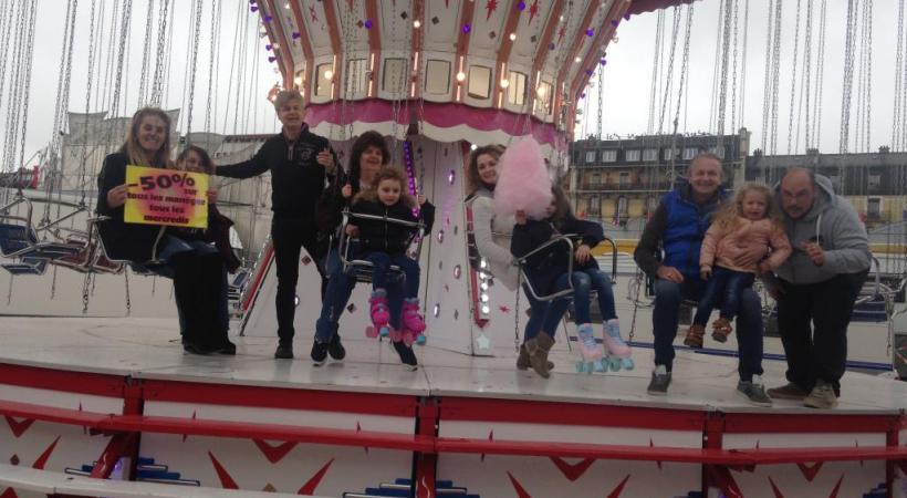 Tous les manèges seront à moitié prix les mercredis 11 et 18 avril prochains. DR 