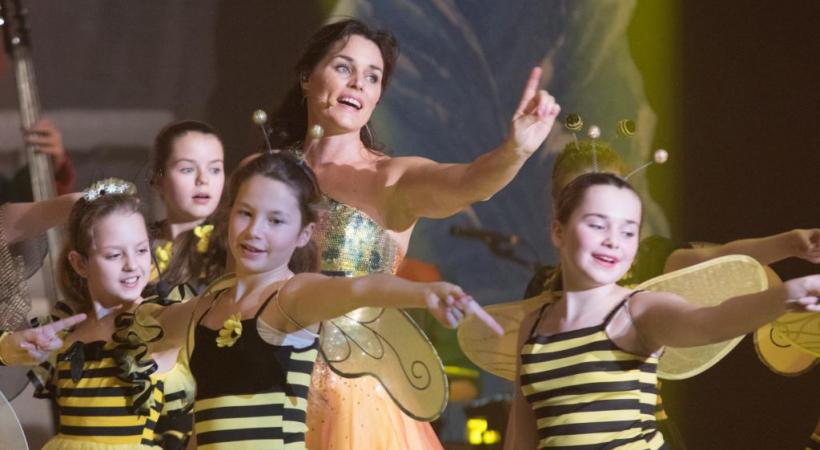 Pour le public, ce sera la toute dernière occasion de voir l’artiste romande sur scène avec sa troupe d’enfants. DR 